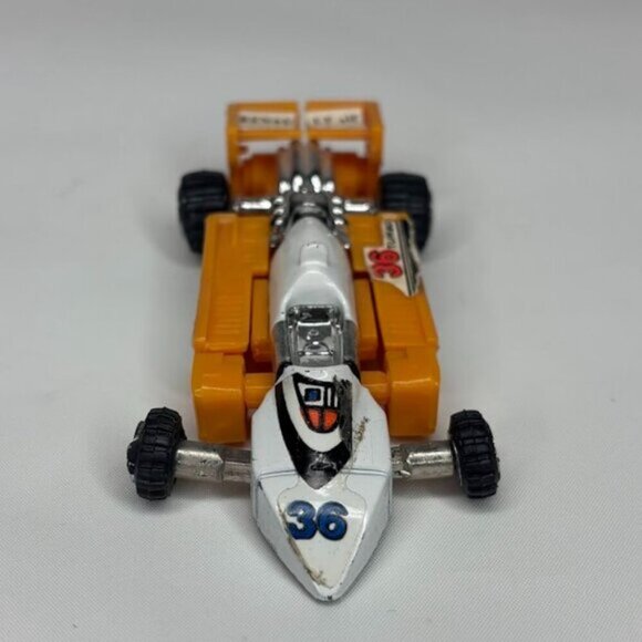 Vintage Transformer GoBots Yellow Formula 1 Renault Elf - Picture 2 of 8